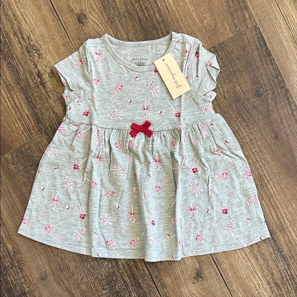 First Impressions Other - First Impressions Gray shirt dress with peppermint swirl lollipop Pattern
